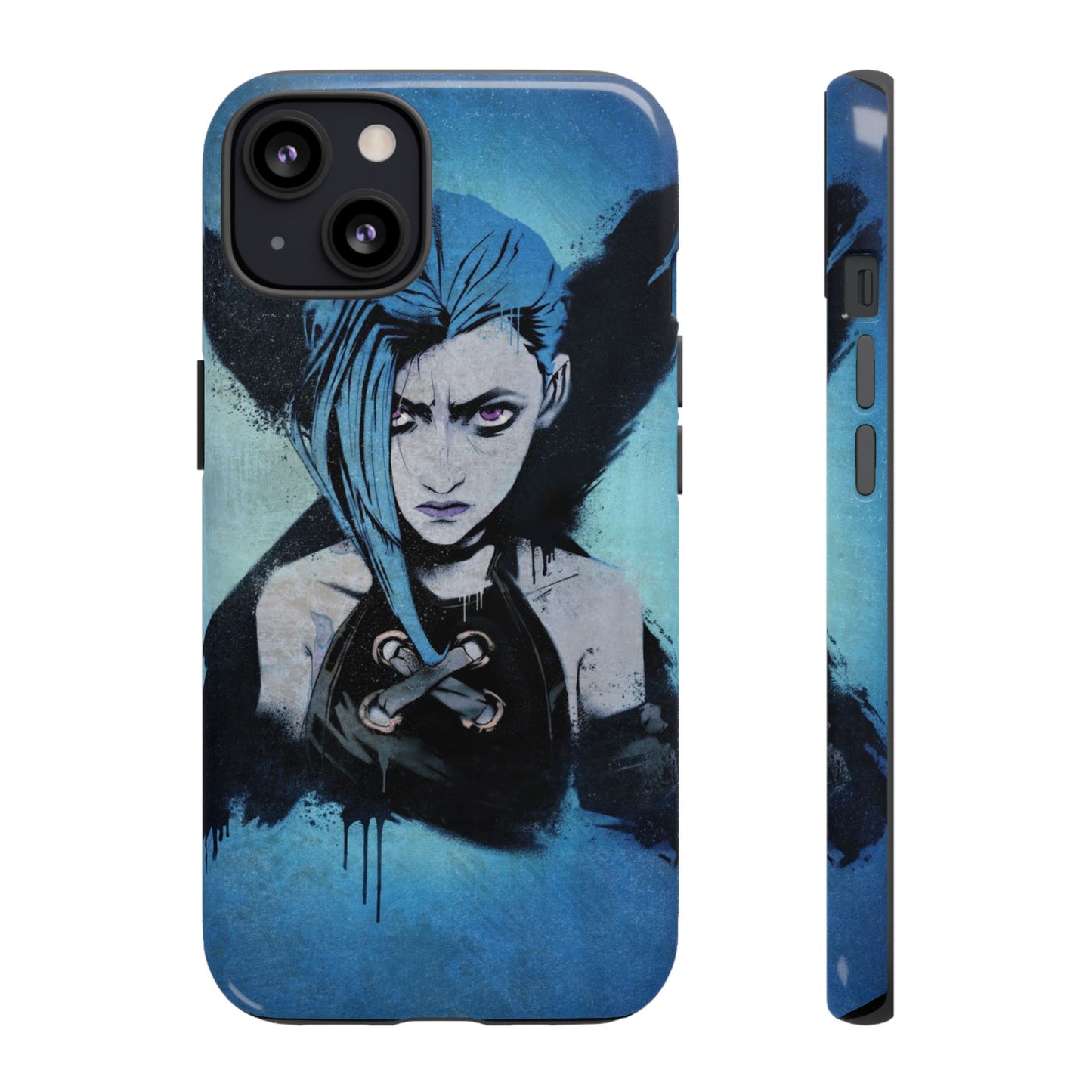 Paint it Blue! - Jinx Safety Design Phone Case from Arcane