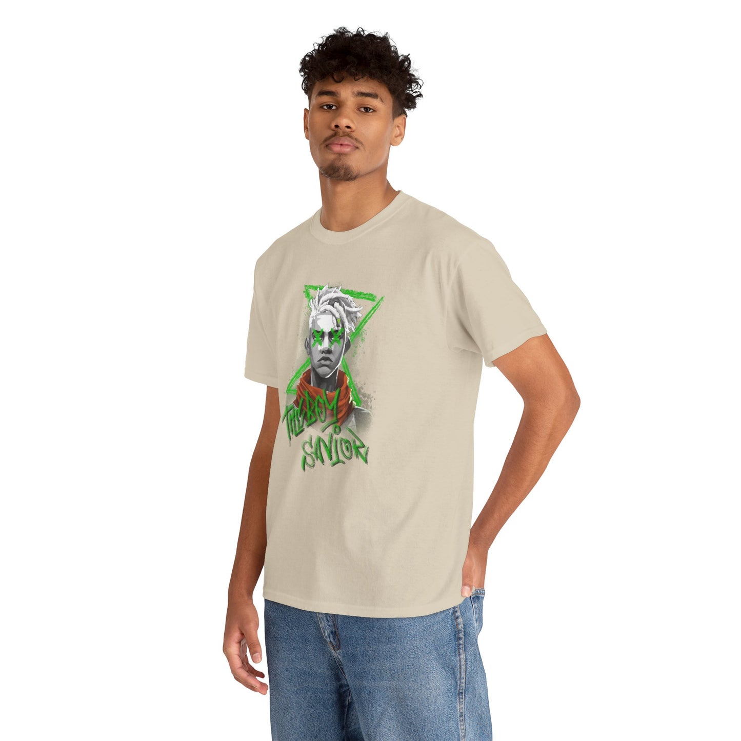 The boy savior Ekko from Arcane - Unisex Heavy Cotton Tee