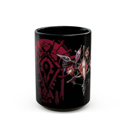 Troll Crest Horde WoW - Black Mug (15oz)