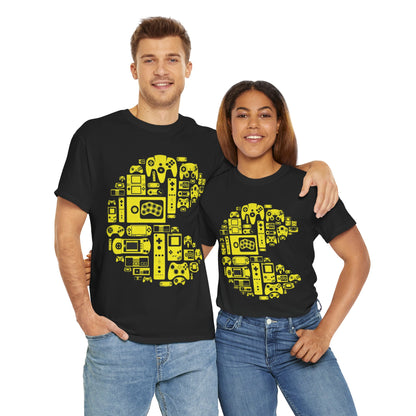 Retro Games Collection PacMan - Unisex Heavy Cotton Tee