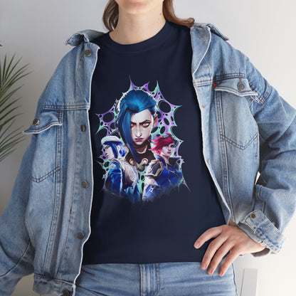 Arcane Enforcers vs. Jinx - Unisex Heavy Cotton Tee