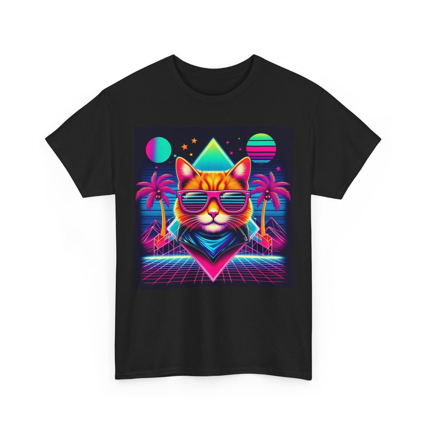 Neo Cat shirt collection - Unisex Heavy Cotton Tee