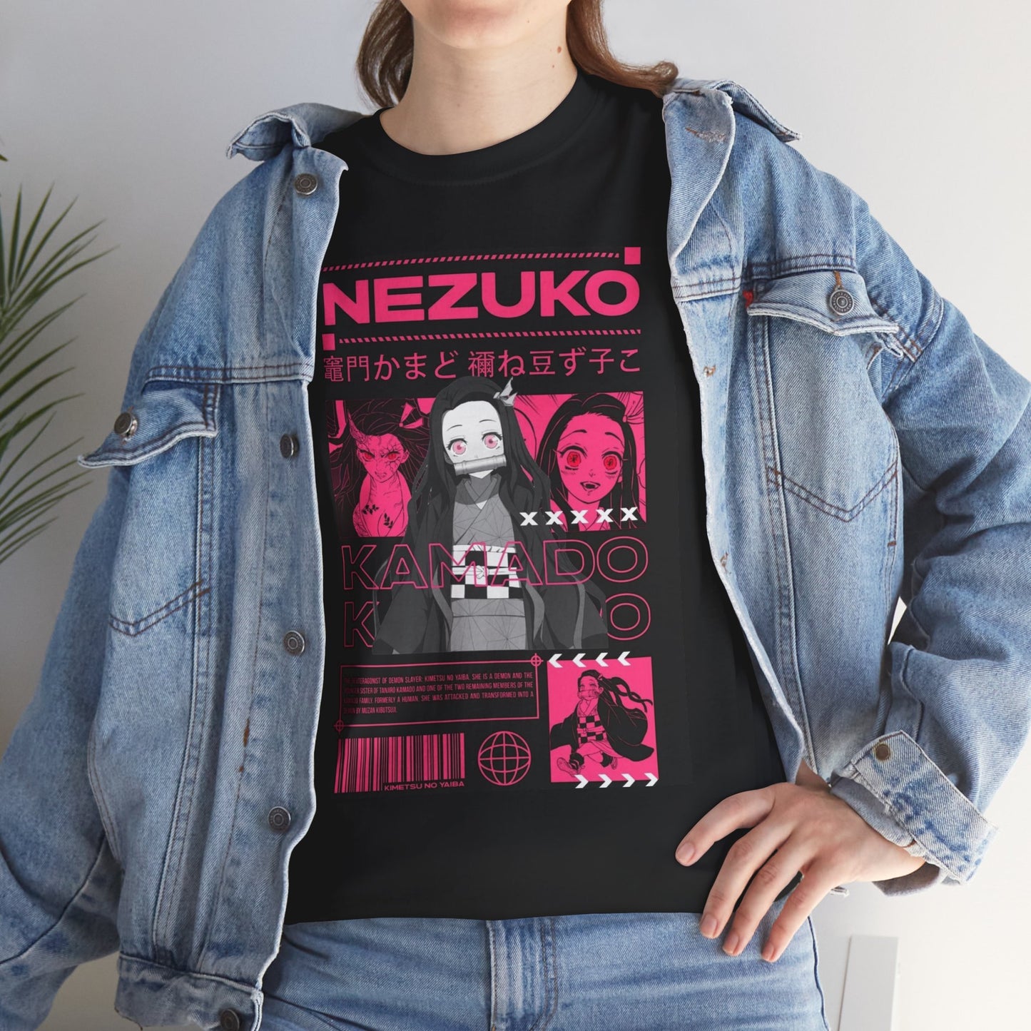 Nezuko from Damon Slayer / Kimetsu no Yaiba - Unisex Heavy Cotton Tee