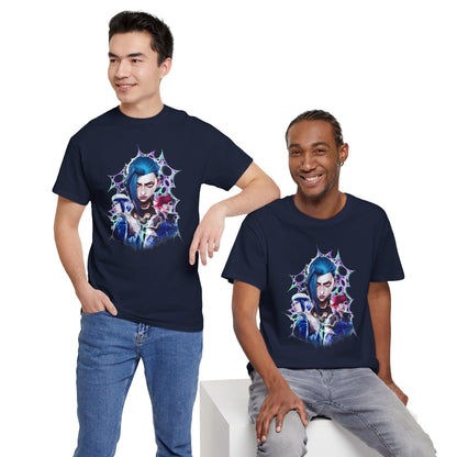 Arcane Enforcers vs. Jinx - Unisex Heavy Cotton Tee