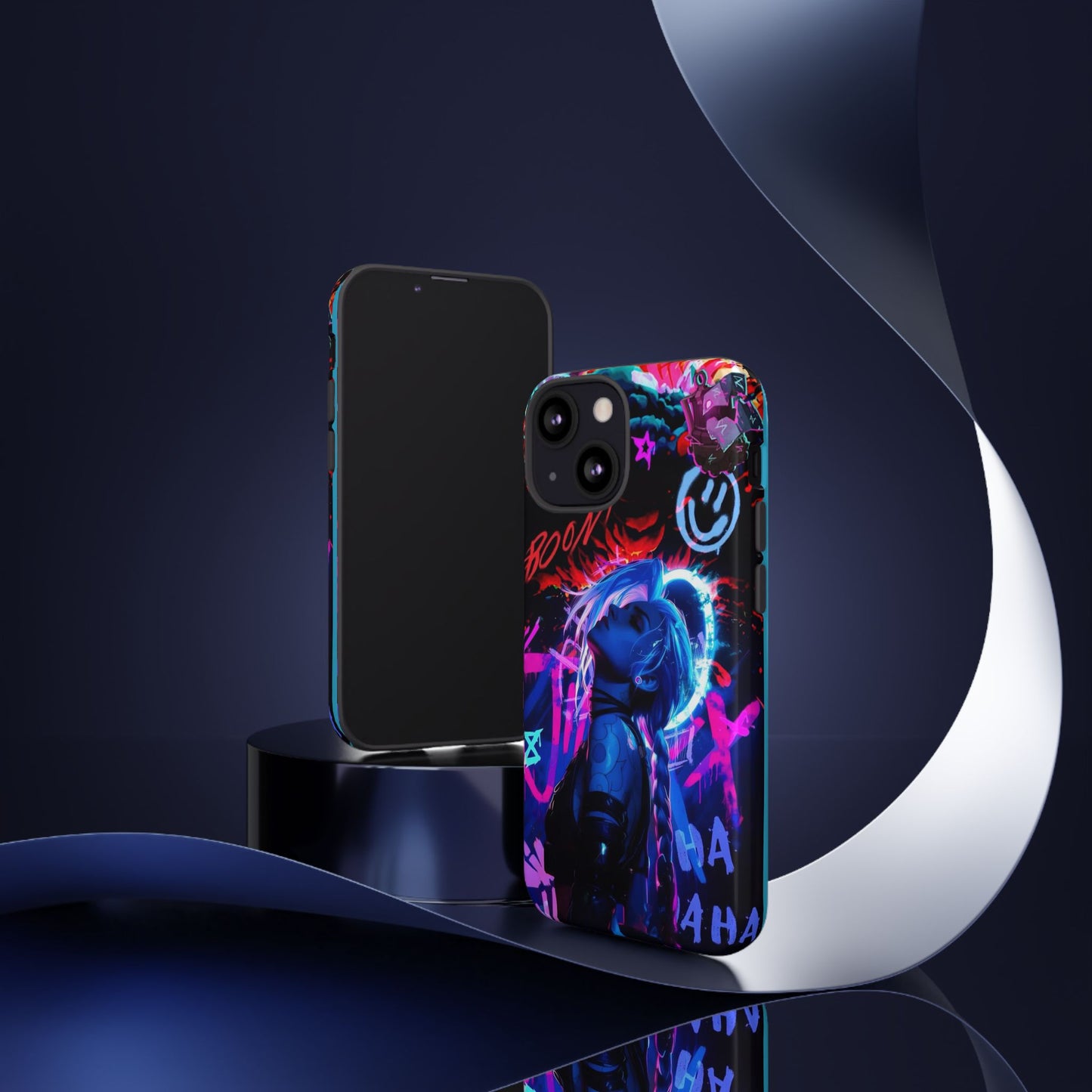 Phone Case - Jinx from Arcane Safety Design