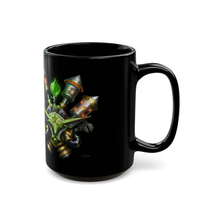 Goblin Crest Horde WoW - Black Mug (15oz)