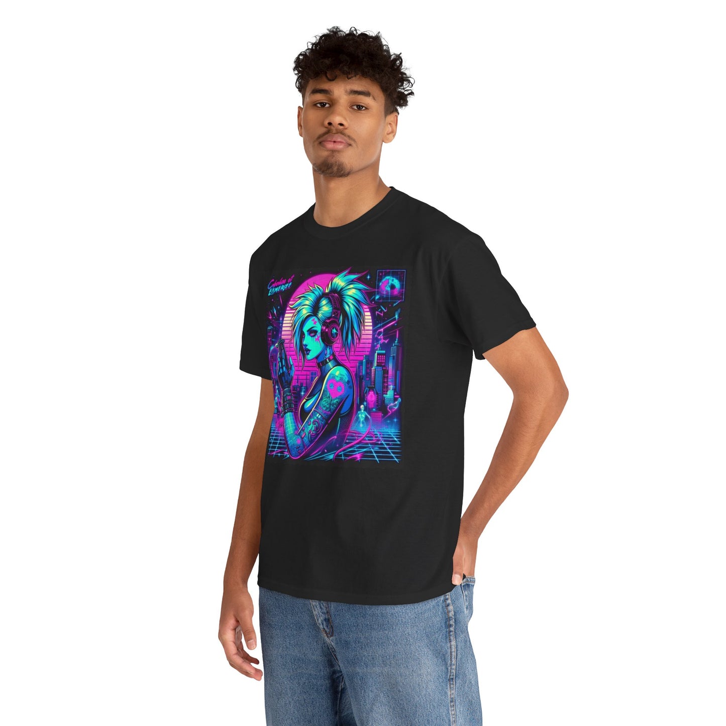 Neo Cyberpunk shirt collection - Unisex Heavy Cotton Tee