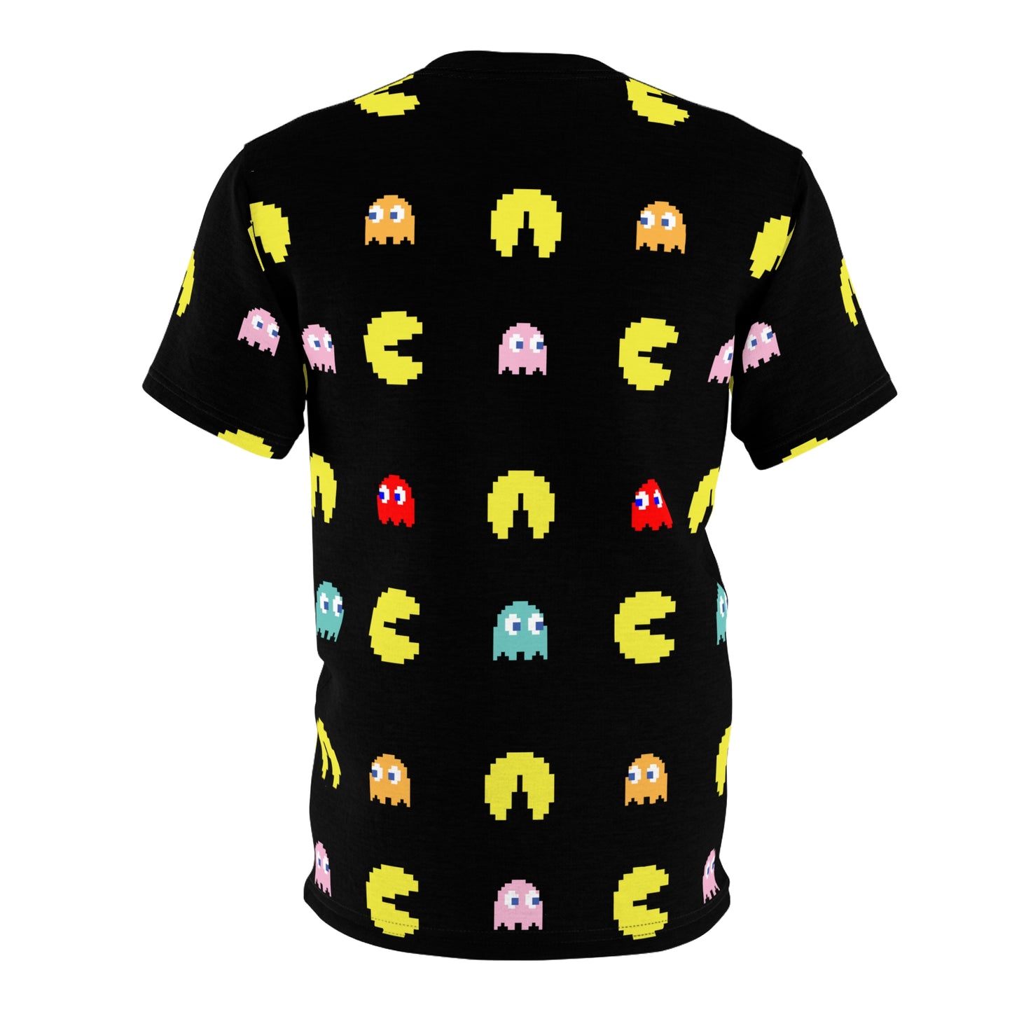 Retro Games Collection PacMan full print,  Unisex Cut & Sew Tee