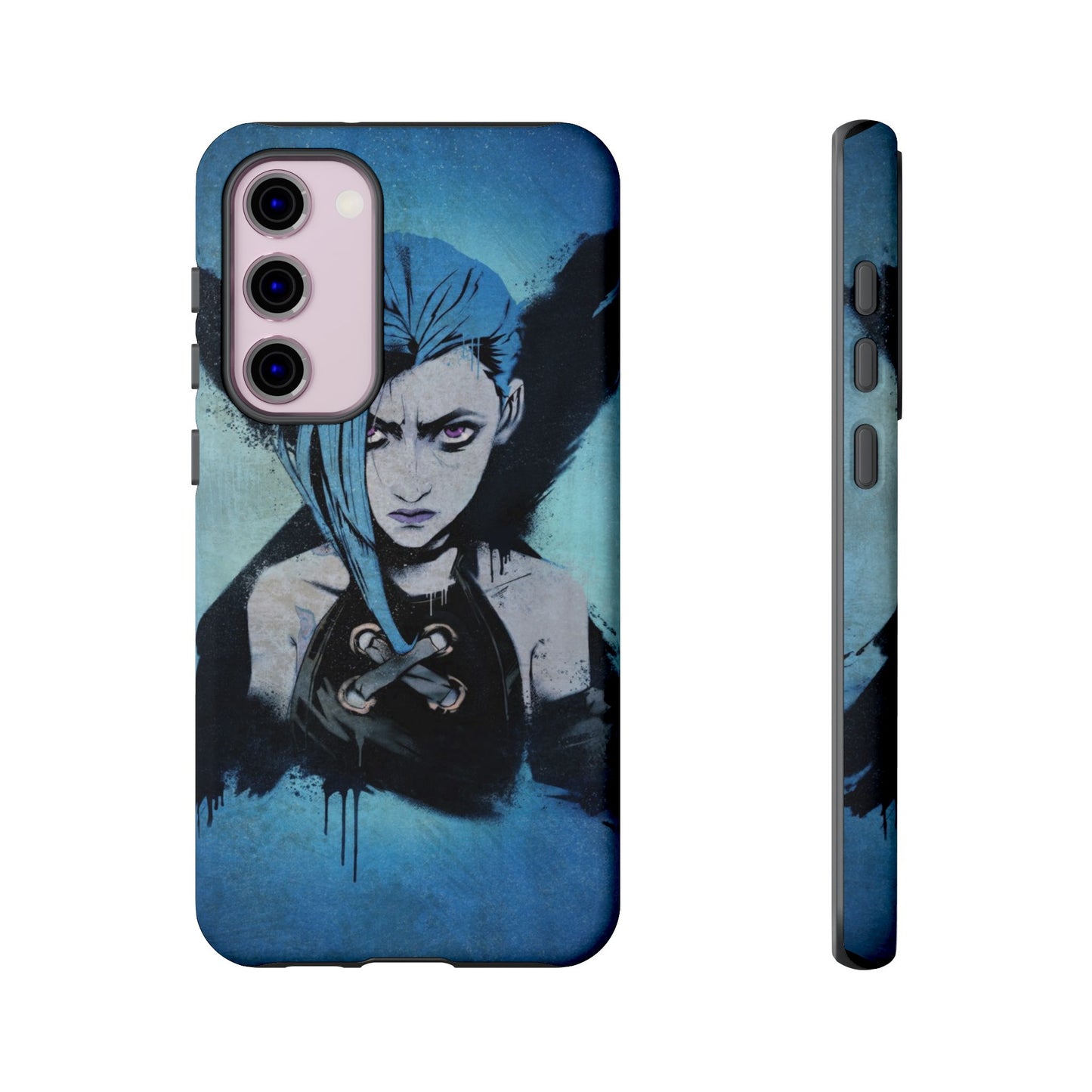 Paint it Blue! - Jinx Safety Design Phone Case from Arcane