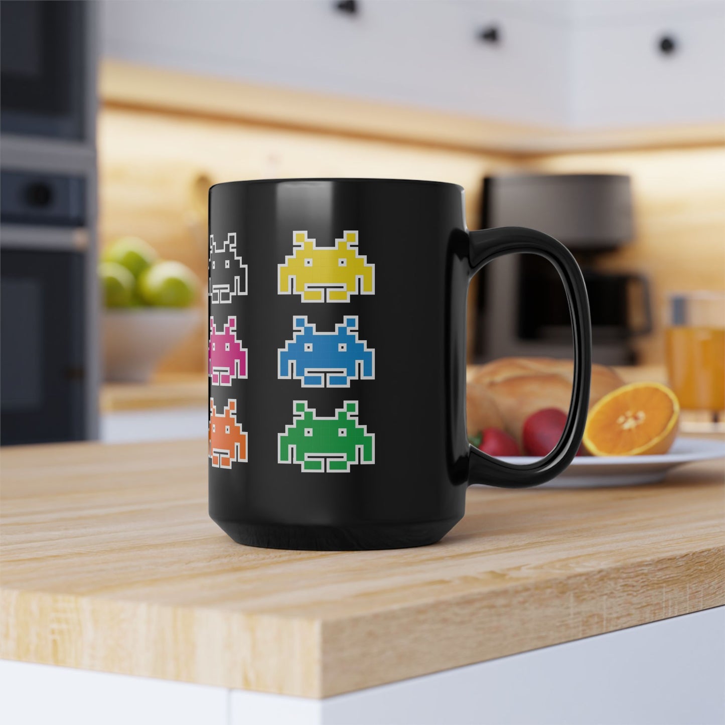 Retro Games Collection Space Invaders - Black Mug (11oz, 15oz)