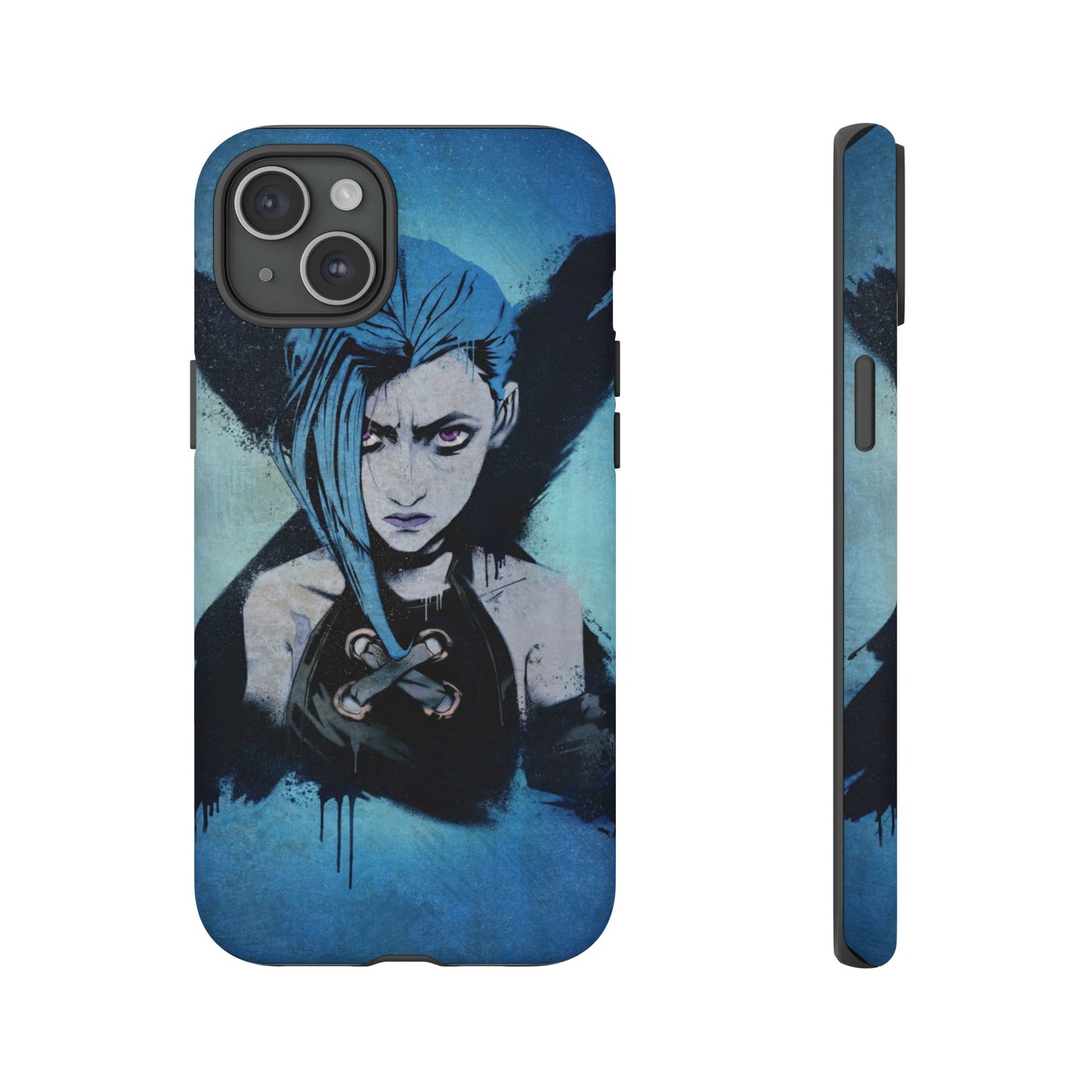 Paint it Blue! - Jinx Safety Design Phone Case from Arcane