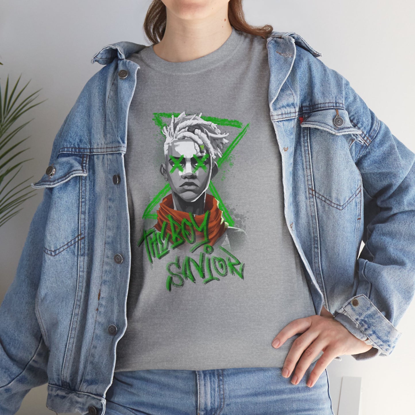 The boy savior Ekko from Arcane - Unisex Heavy Cotton Tee