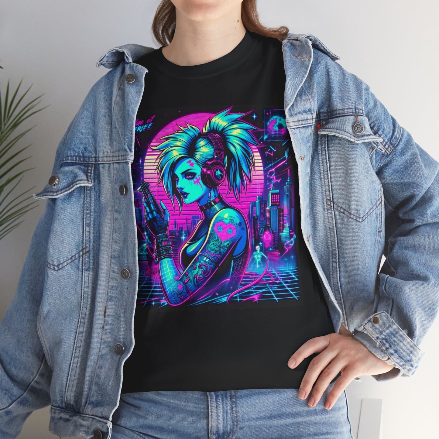 Neo Cyberpunk shirt collection - Unisex Heavy Cotton Tee