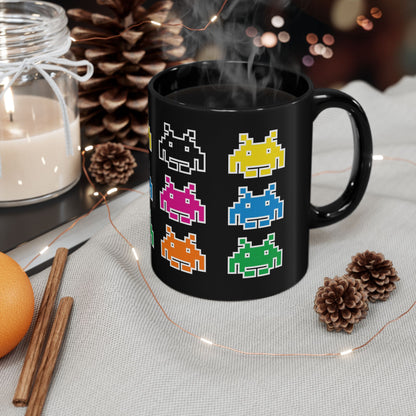 Retro Games Collection Space Invaders - Black Mug (11oz, 15oz)