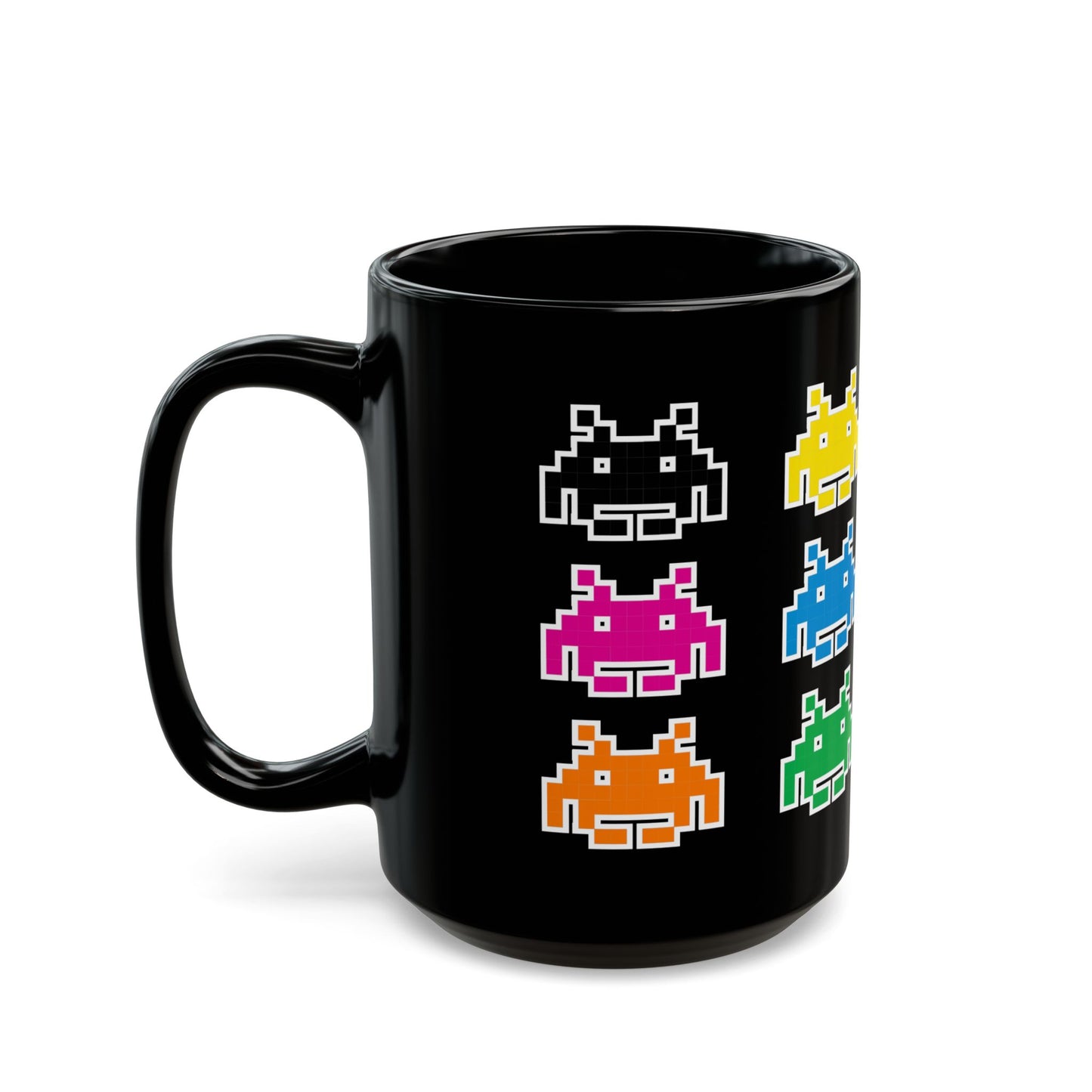 Retro Games Collection Space Invaders - Black Mug (11oz, 15oz)