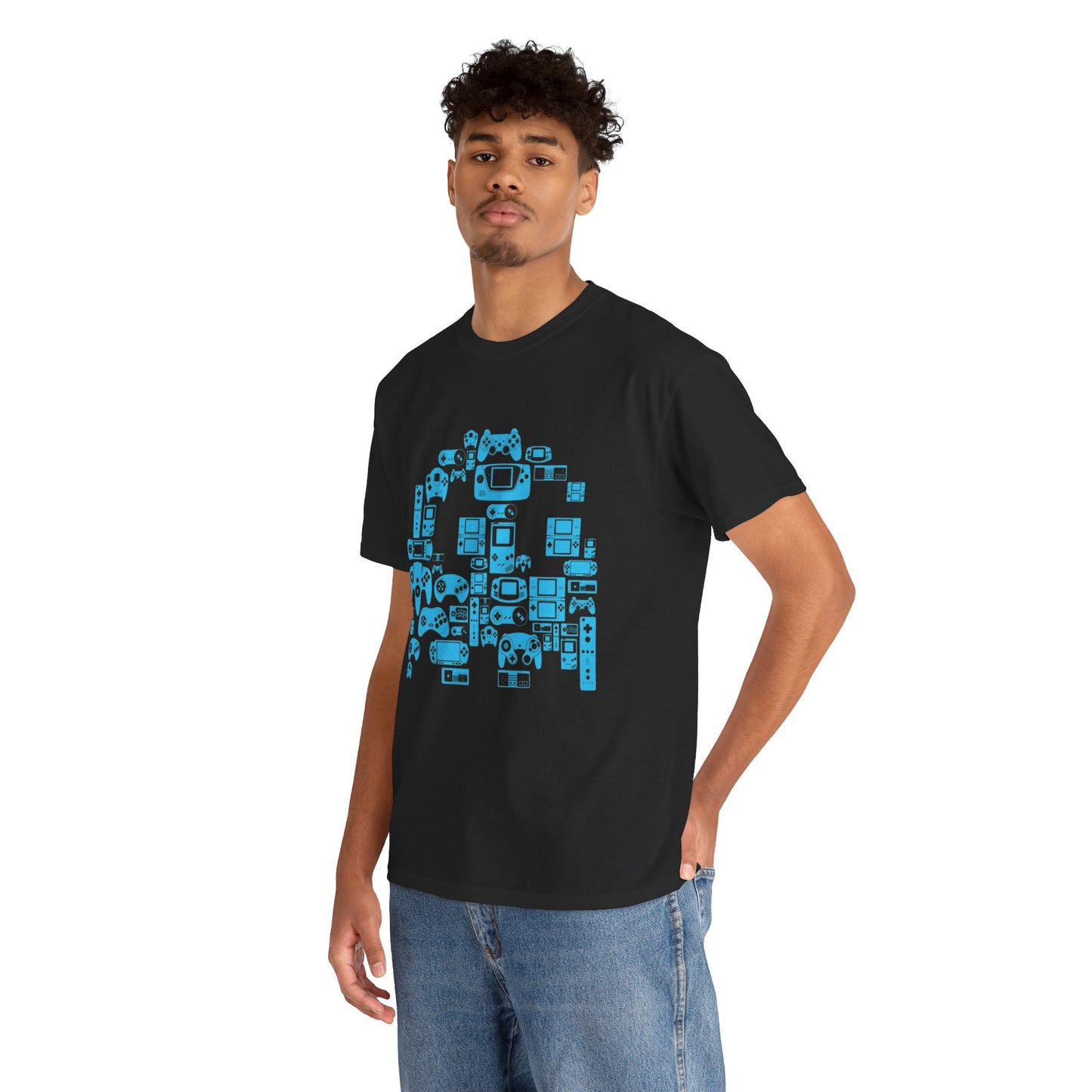 Retro Games Collection PacMan  - Unisex Heavy Cotton Tee