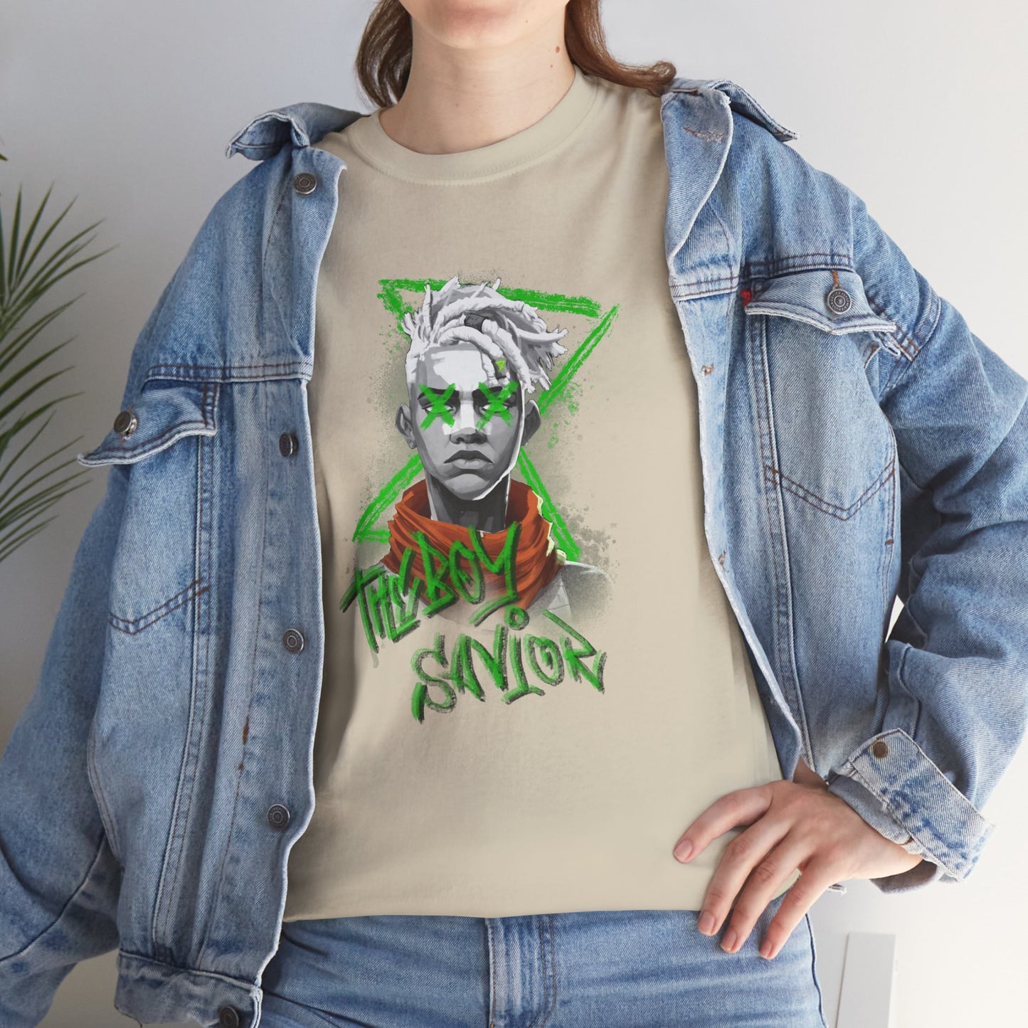 The boy savior Ekko from Arcane - Unisex Heavy Cotton Tee