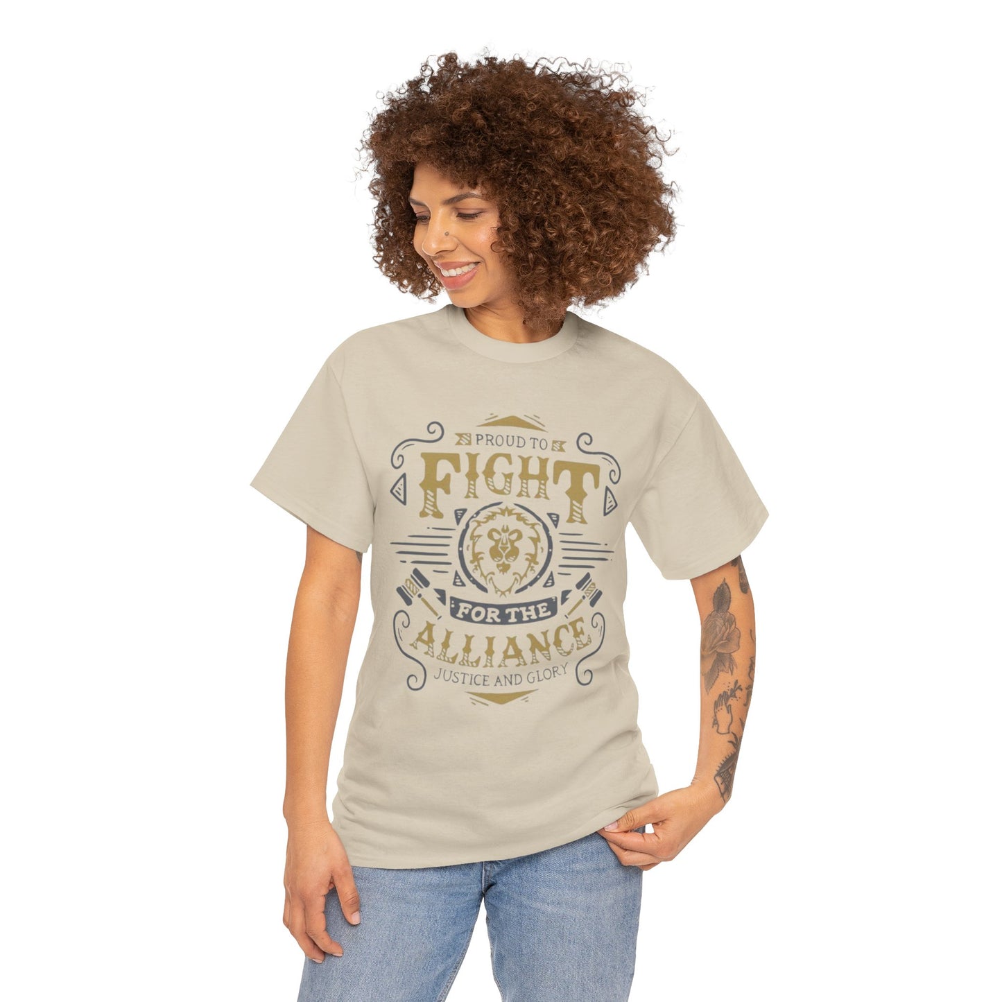 Fight for the Alliance! - Unisex Heavy Cotton Tee