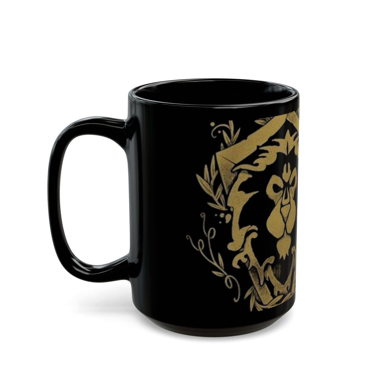 Dark Iron Dwarf Crest Alliance WoW - Black Mug (15oz)