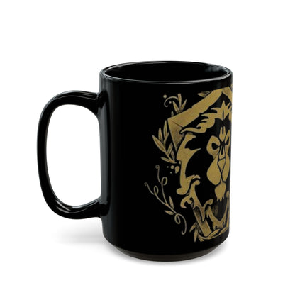 Dark Iron Dwarf Crest Alliance WoW - Black Mug (15oz)