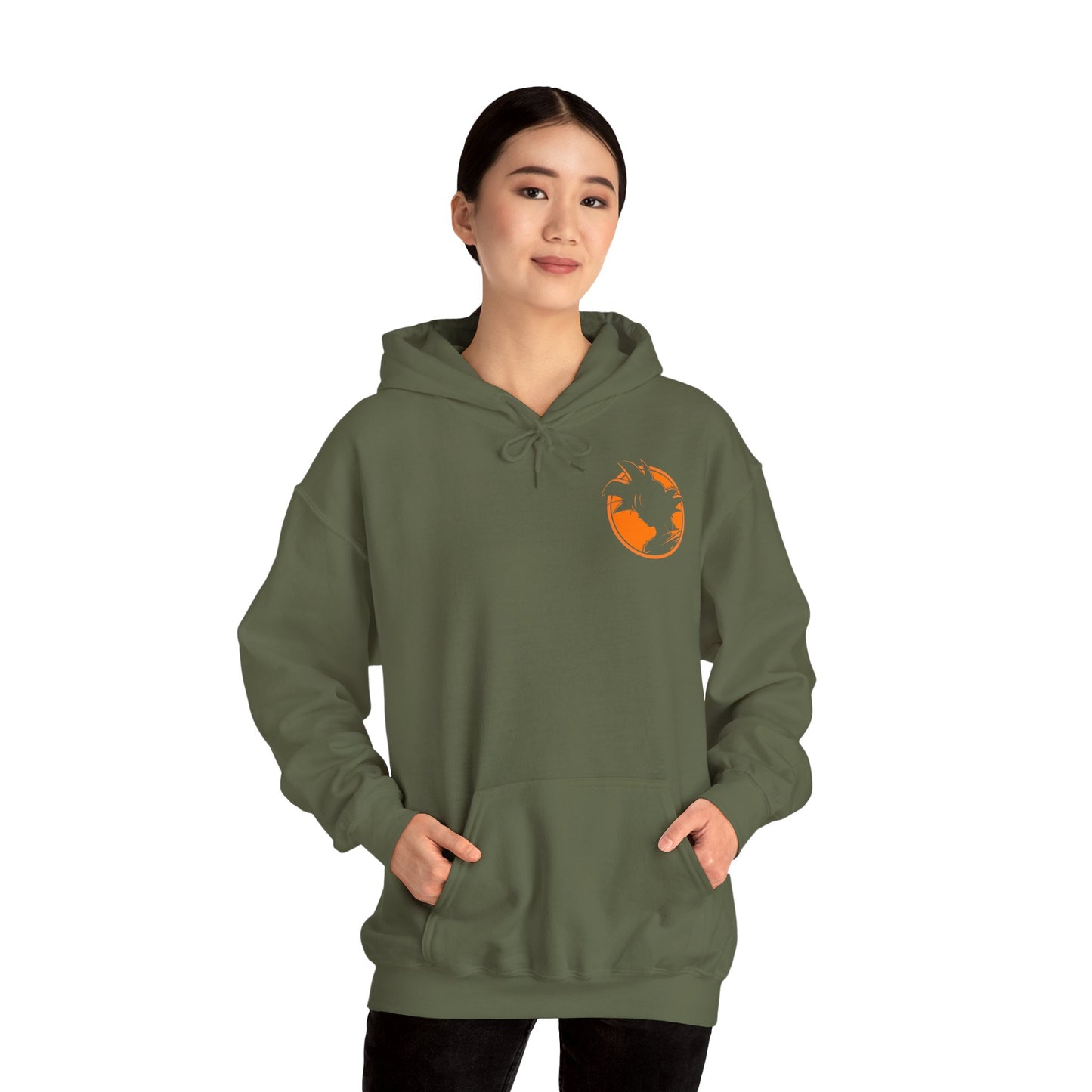 Goku & Shenron Hoodie -  Heavy Blend™ Hooded Sweatshirt