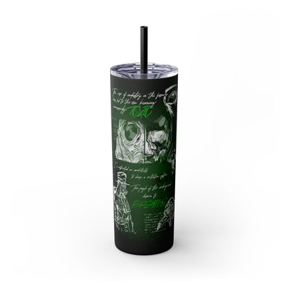 Kiramman case: The Grey - Skinny Tumbler with Straw, 20oz