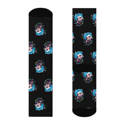 Jinx's butterfly Crew Socks