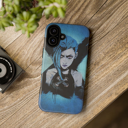 Paint it Blue! - Jinx Safety Design Phone Case from Arcane