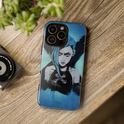 Paint it Blue! - Jinx Safety Design Phone Case from Arcane