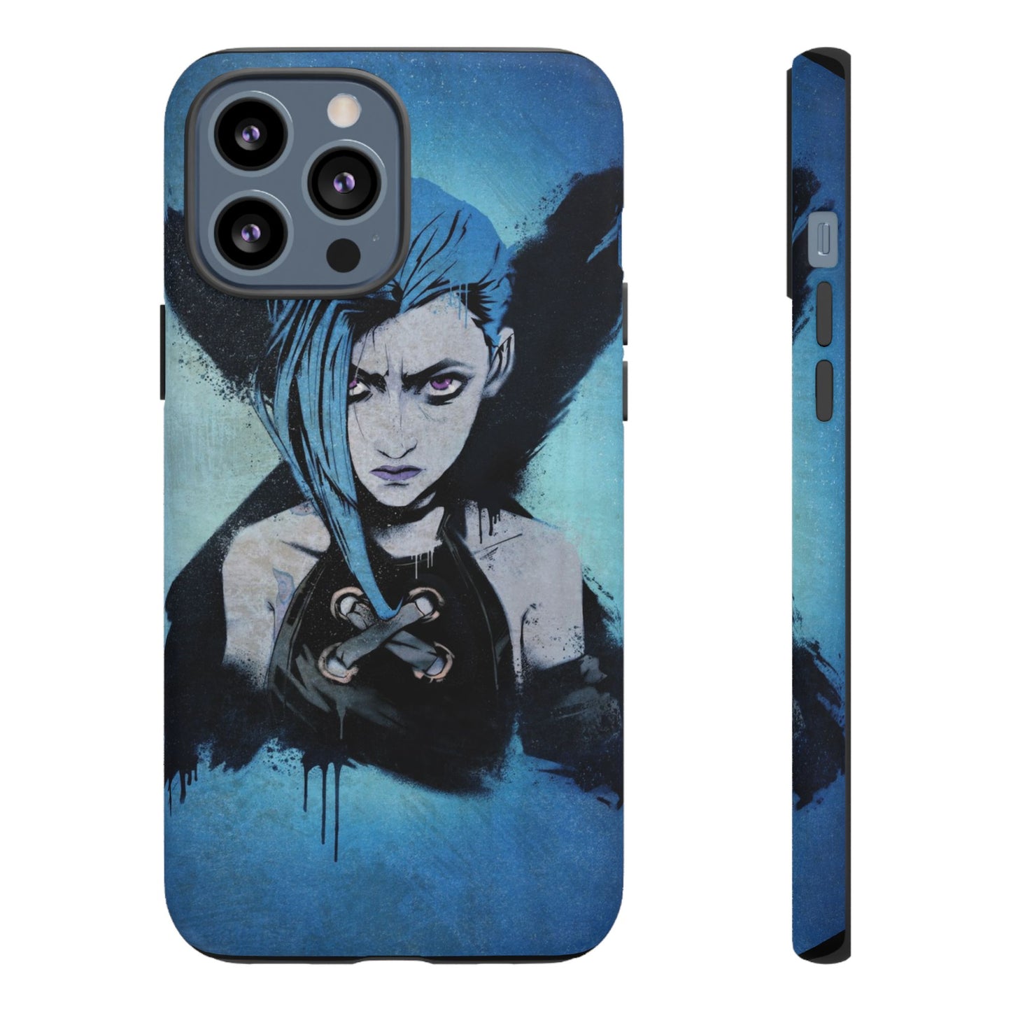 Paint it Blue! - Jinx Safety Design Phone Case from Arcane