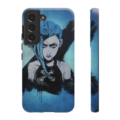 Paint it Blue! - Jinx Safety Design Phone Case from Arcane