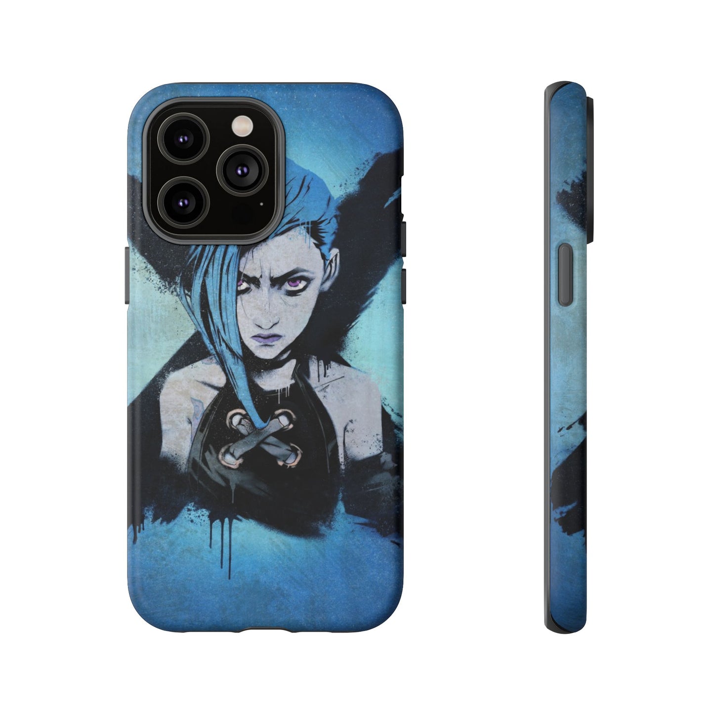 Paint it Blue! - Jinx Safety Design Phone Case from Arcane