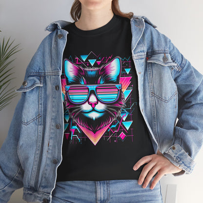 Neo Cat shirt collection - Unisex Heavy Cotton Tee