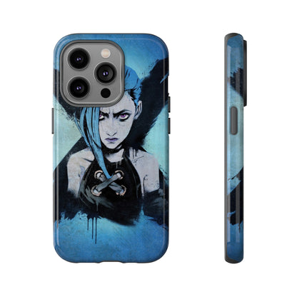 Paint it Blue! - Jinx Safety Design Phone Case from Arcane