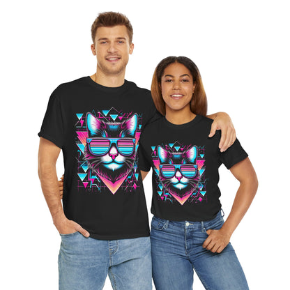 Neo Cat shirt collection - Unisex Heavy Cotton Tee