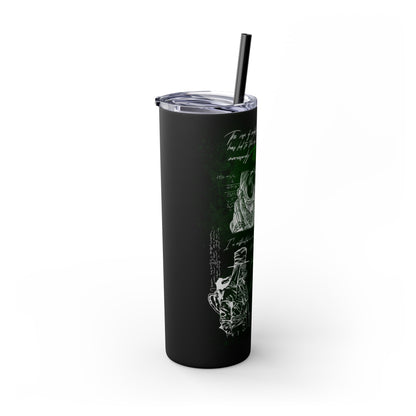 Kiramman case: The Grey - Skinny Tumbler with Straw, 20oz