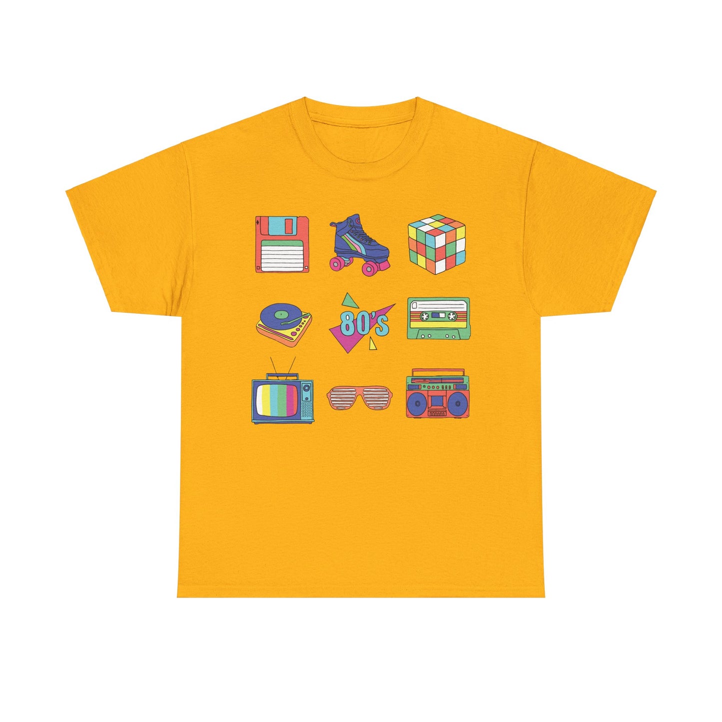 Retro Games Collection 80's fun  - Unisex Heavy Cotton Tee