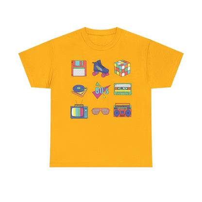 Retro Games Collection 80's fun  - Unisex Heavy Cotton Tee