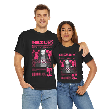 Nezuko from Damon Slayer / Kimetsu no Yaiba - Unisex Heavy Cotton Tee