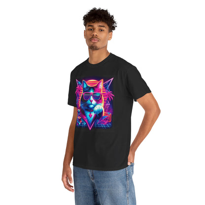 Neo Cat shirt collection - Unisex Heavy Cotton Tee