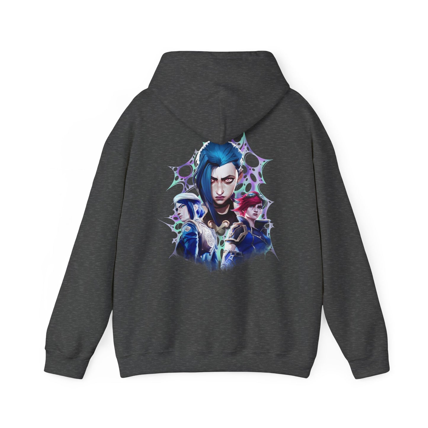 Arcane Enforcers vs. Jinx -  Heavy Blend™ Hooded Sweatshirt