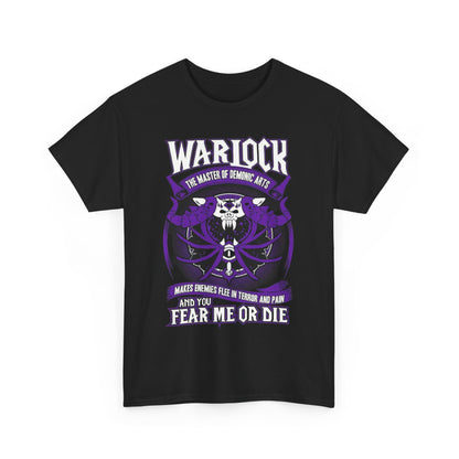 Warlock Class from World of Warcraft - Unisex Heavy Cotton Tee