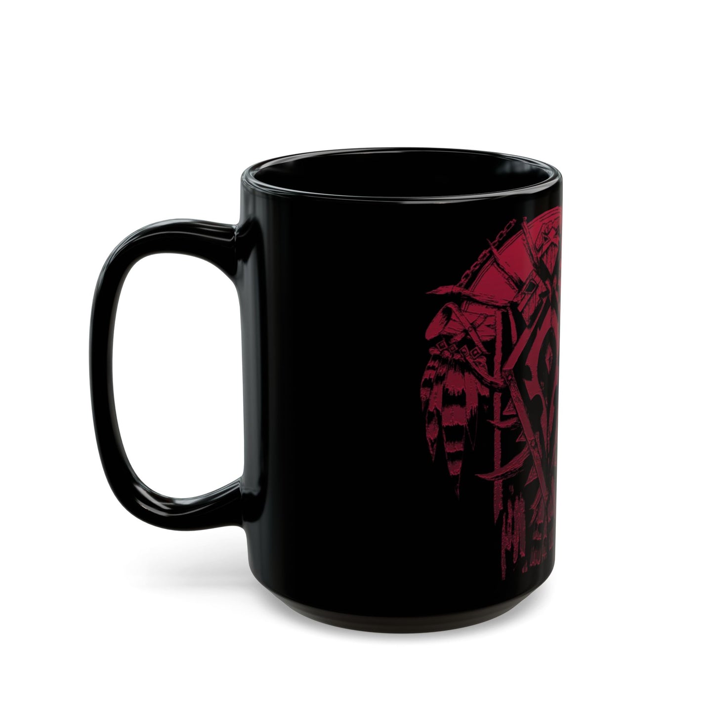 Vulpera Crest Horde WoW - Black Mug (15oz)