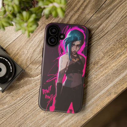 Pow Pow! - Jinx Safety Design Phone Case from Arcane