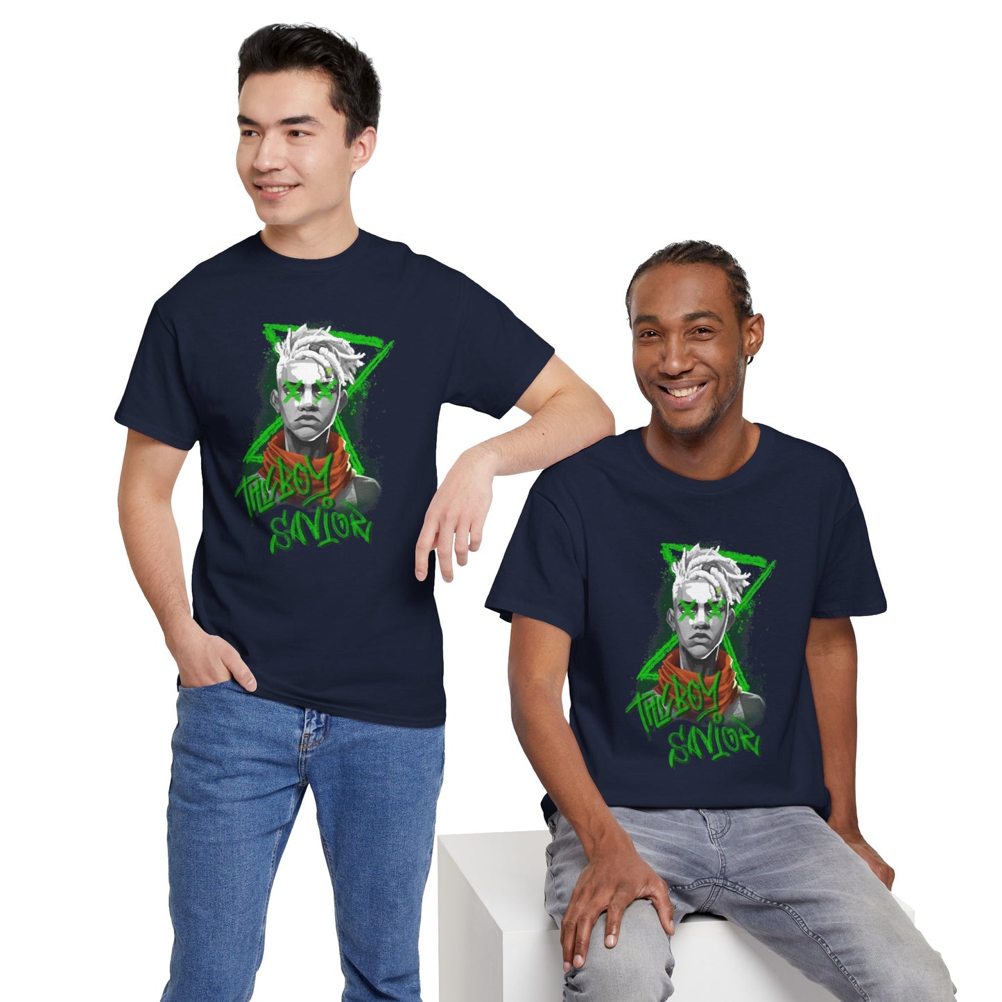 The boy savior Ekko from Arcane - Unisex Heavy Cotton Tee