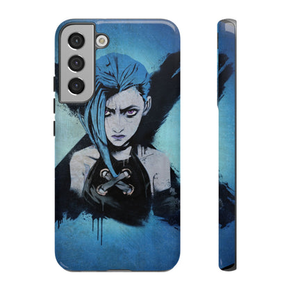 Paint it Blue! - Jinx Safety Design Phone Case from Arcane