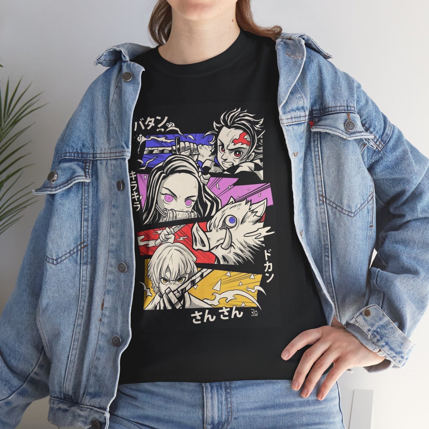 Damon Slayer Team / Kimetsu no Yaiba - Unisex Heavy Cotton Tee