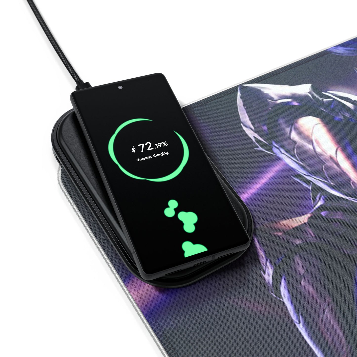 Veigar from League of Legends- LED Gaming Mouse Pad with Wireless Charging