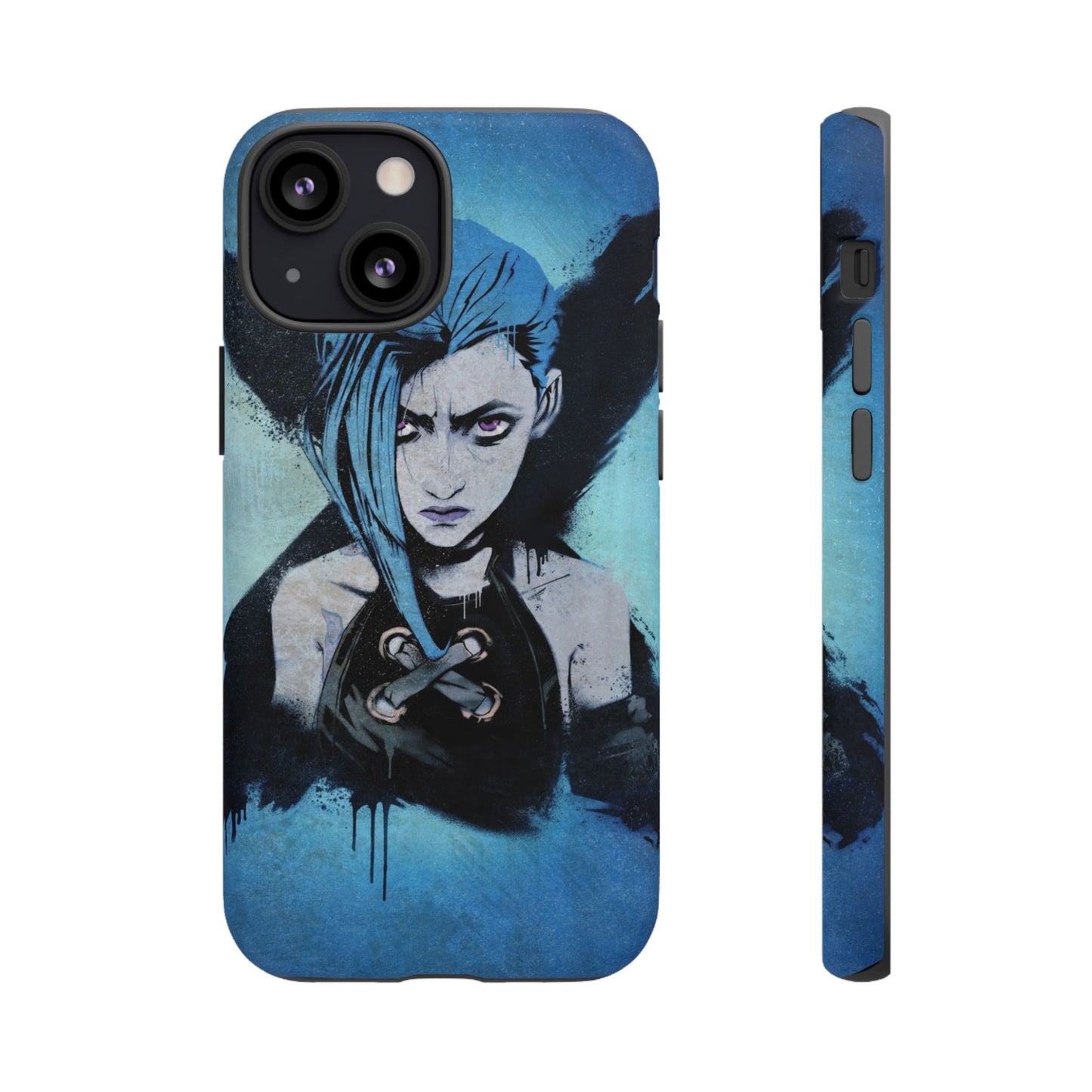 Paint it Blue! - Jinx Safety Design Phone Case from Arcane