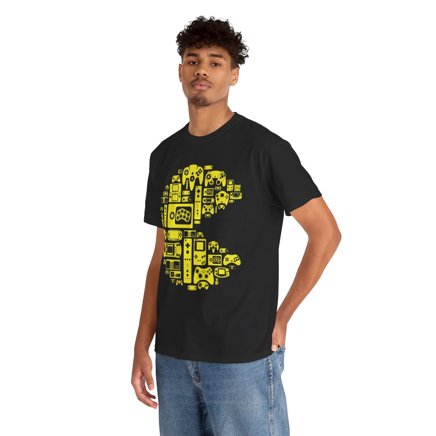 Retro Games Collection PacMan - Unisex Heavy Cotton Tee